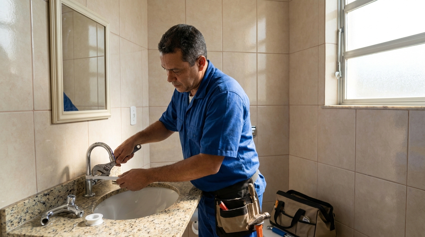 Instalação de ducha higiênica em Ipatinga‑MG