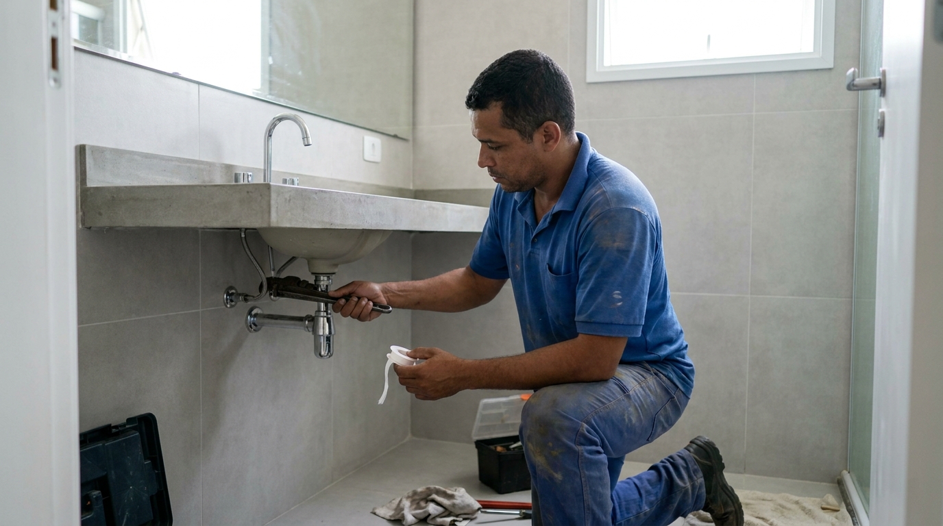 Instalação de ducha higiênica residencial em Ipatinga‑MG