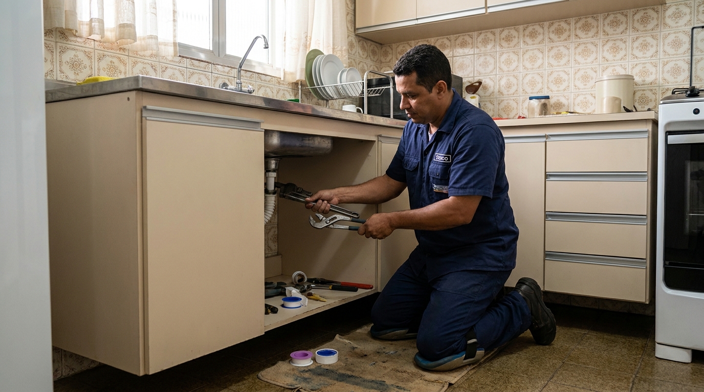 Instalação de ducha higiênica profissional em Ipatinga‑MG
